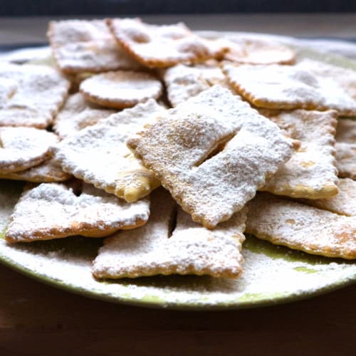 Chiacchiere al forno