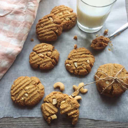 Cookies al burro di arachidi senza lattosio