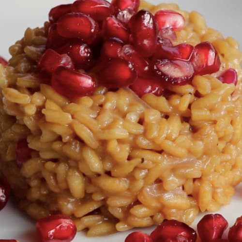 Risotto con la granada