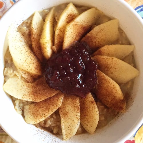 gachas de avena cremosa