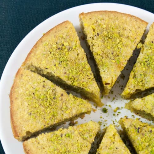 tarta de pistacho sin gluten