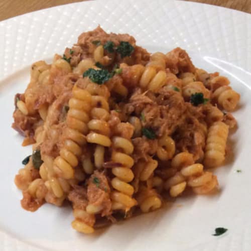 Pasta with tuna