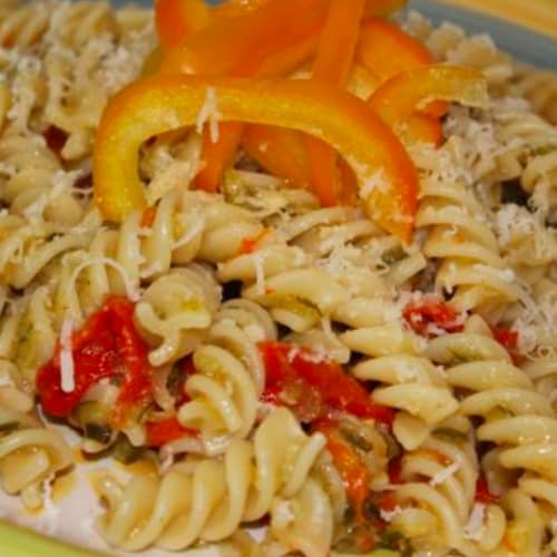 Fusilli with vegetables