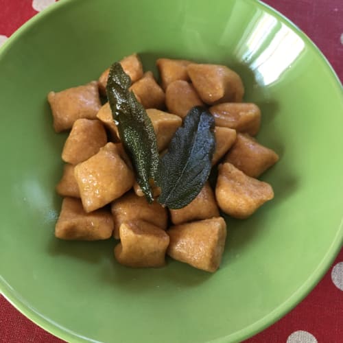 Whole calabaza Gnocchi