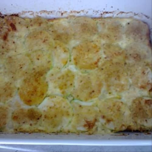 Parmigiana di zucchine bianca