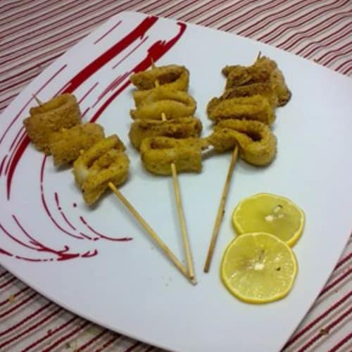 Squid Skewers ...