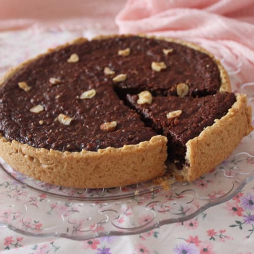 Brownie tart