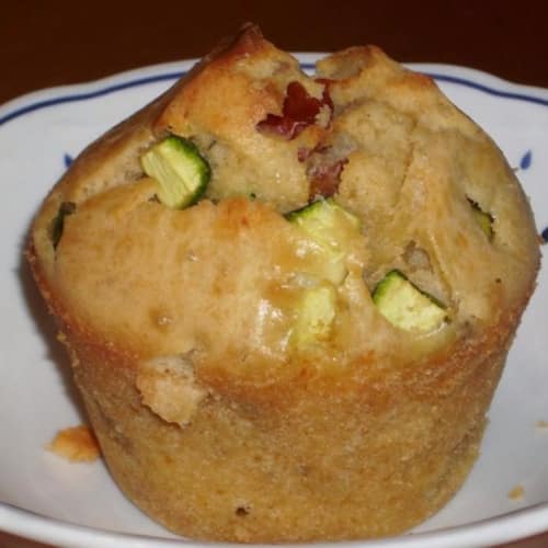 tomates secados al muffin y calabacín