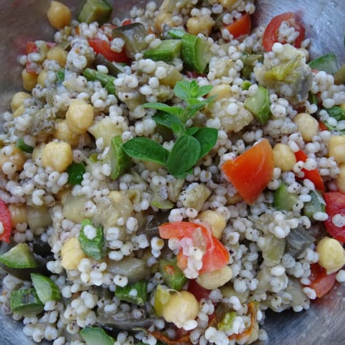 Sorghum With Vegetables And Legumes