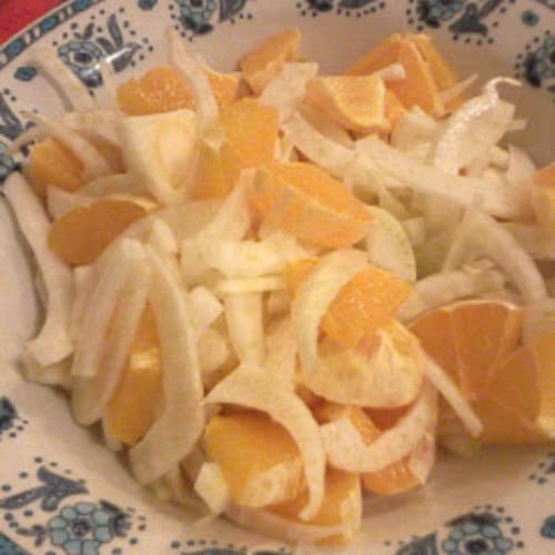 ensalada de naranja hinojo