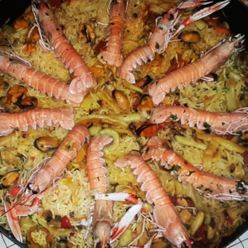 paella de mariscos