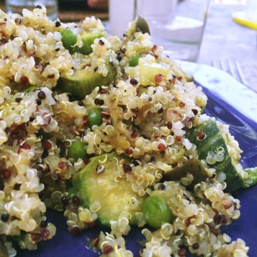 Quinoa Speziata Con Verdure E Anacardi