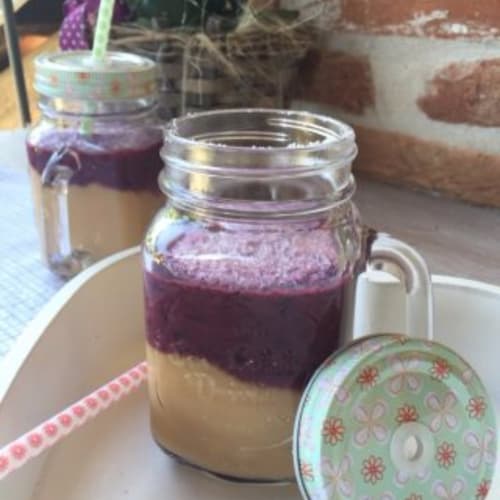 Smoothie mirtilli e mele