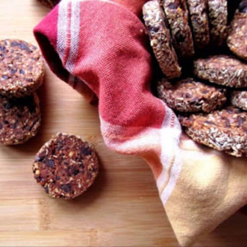 Galletas de maní choco con gemas de sal enteros