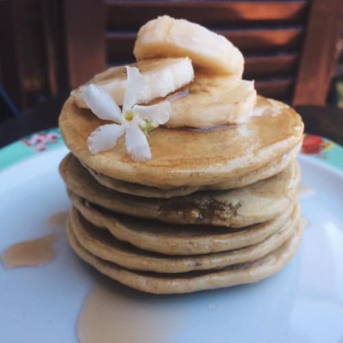 Mini pancakes with wholemeal flour