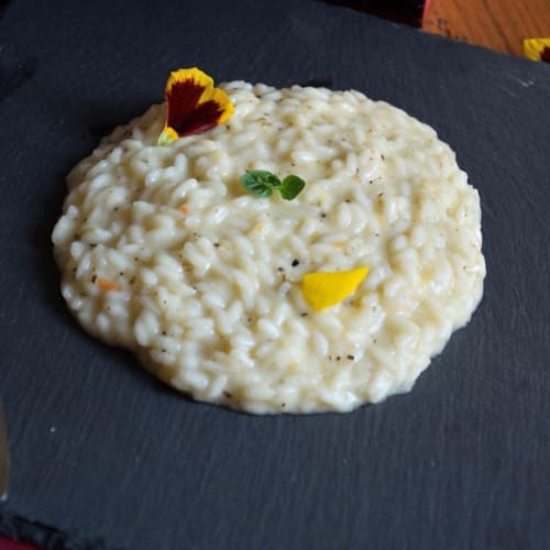 Risotto cacio e pepe