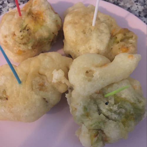 Deep Fried flores de calabacín