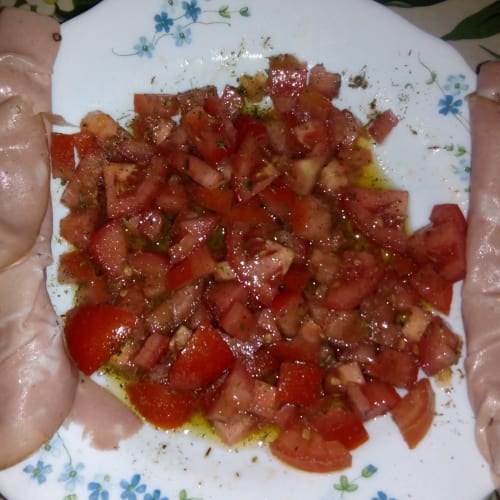 Tomatoes with oregano