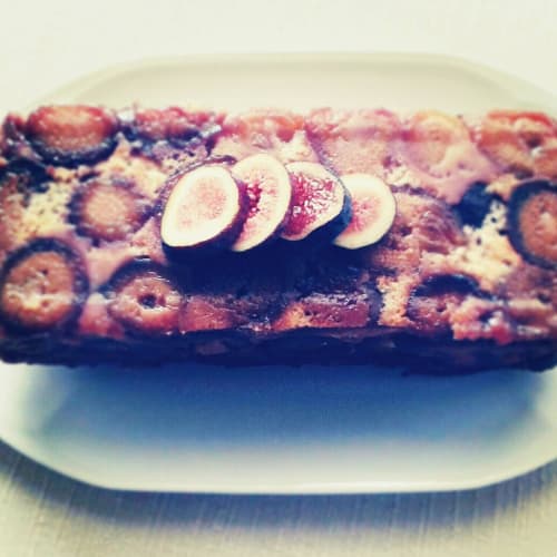 Plumcake with figs