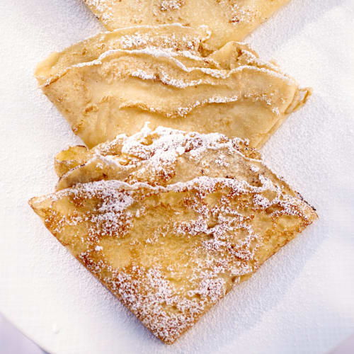 Vanilla crepes