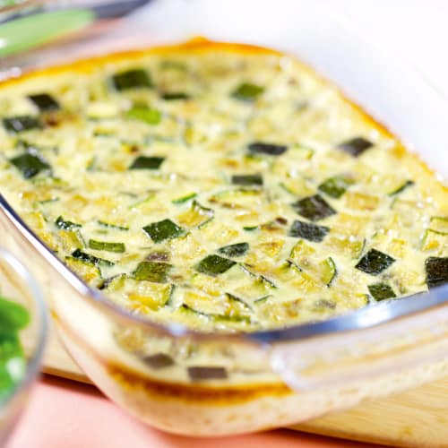 Zucchini flan