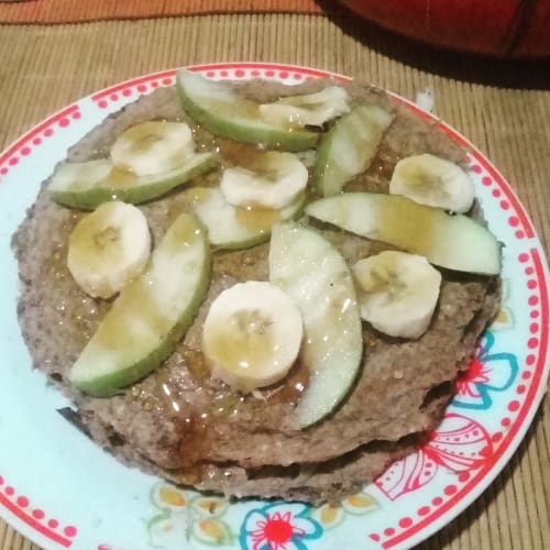 Pancakes de avena y platano