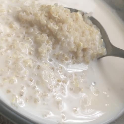 Quinoa with milk