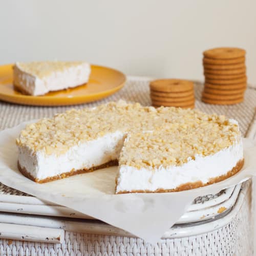 pastel de frío en las almendras