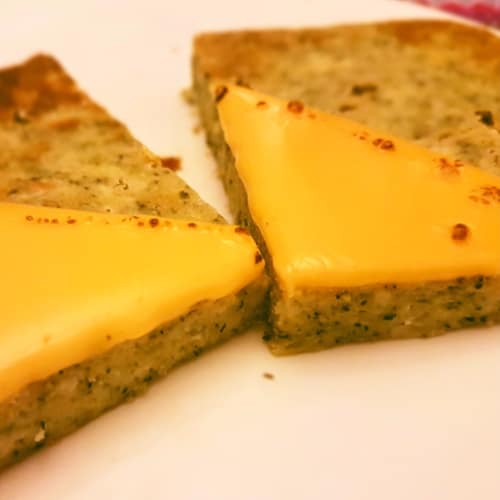 Pastel con brócoli