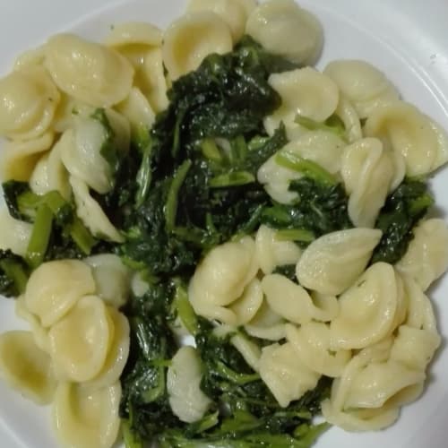 Orecchiette with turnip tops