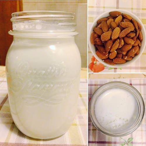 La leche de almendras