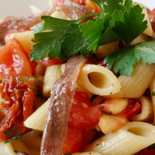 Mezze penne fría