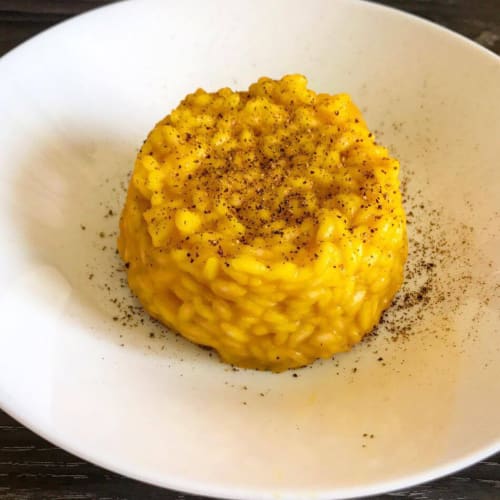 Risotto con calabaza