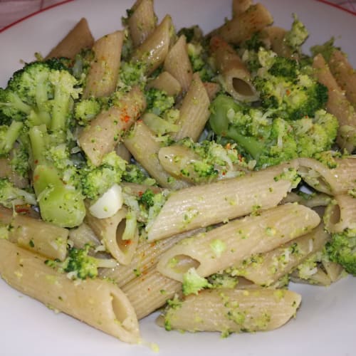 Pasta and broccoli