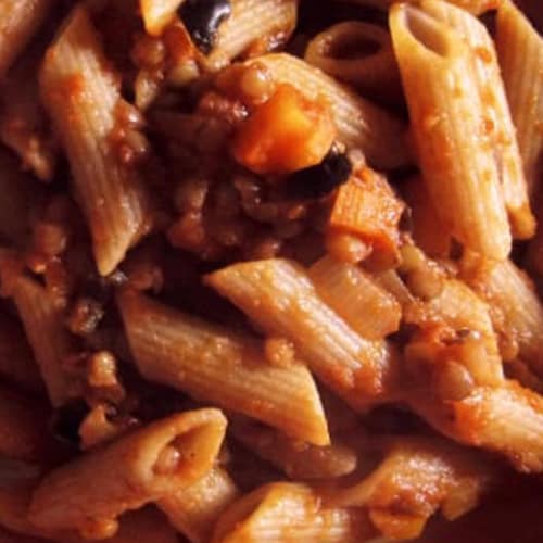 Ragù vegano di lenticchie