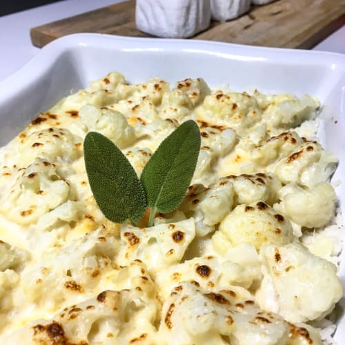 arroz al horno con coliflor