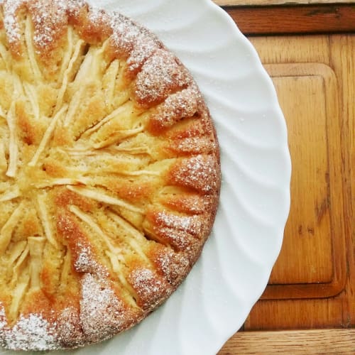 pastel de manzana