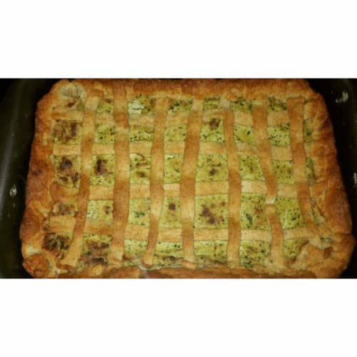 Crostata salata di tofu e zucchine