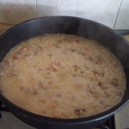 Risotto nevera vacía