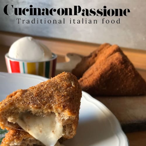 Mozzarella in carrozza al pane integrale