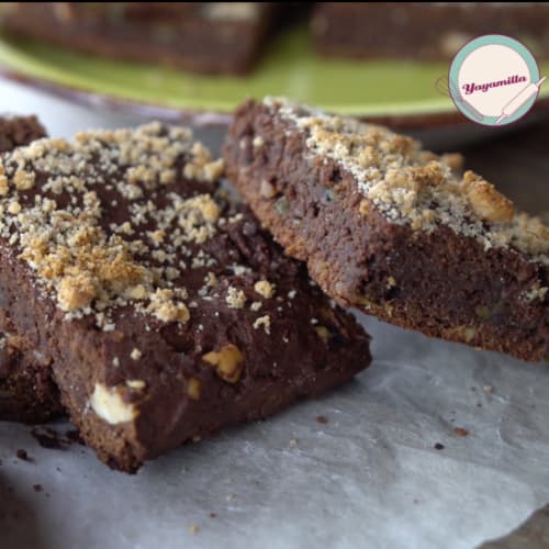 Brownies de aguacate