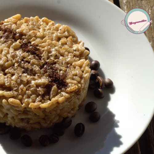 Risotto de café y crema