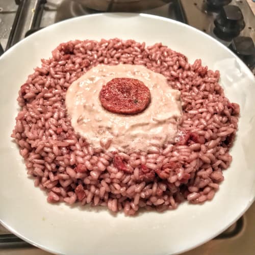 Risotto Barbera e Cotechino