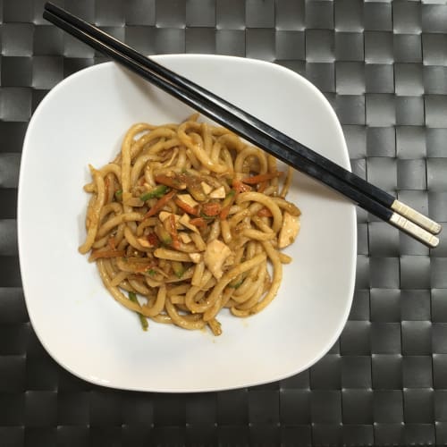 Udon Sauteed With Vegetables