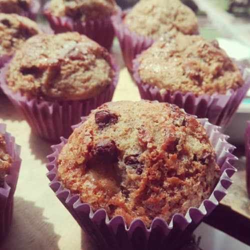 Muffins choco plátano