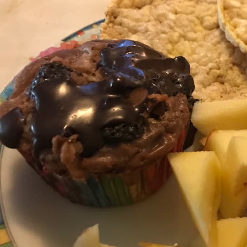 chocolated protein minimuffin