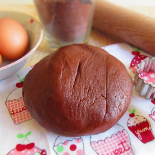 Shortbread with gluten-free cocoa