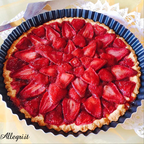 Tarta con fresas