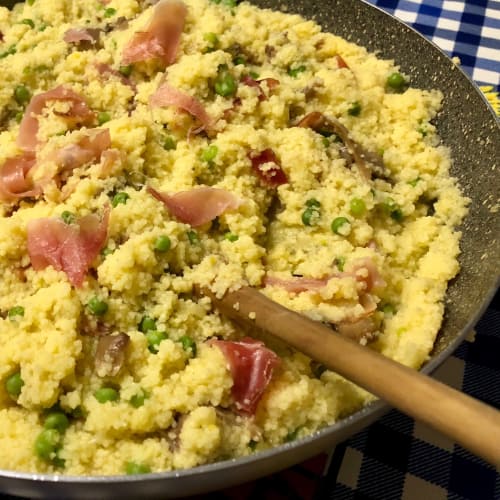 Couscous with a woodcutter