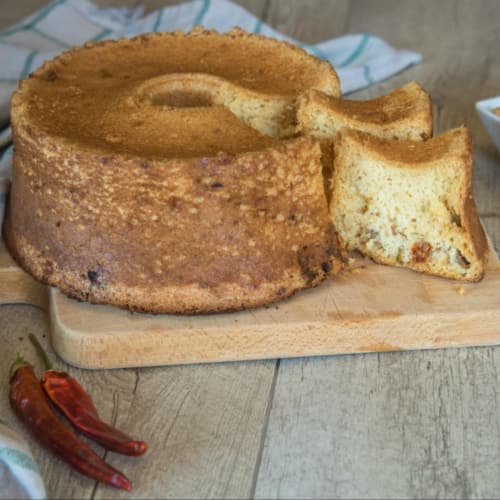 Pastel de gasa salado sin gluten